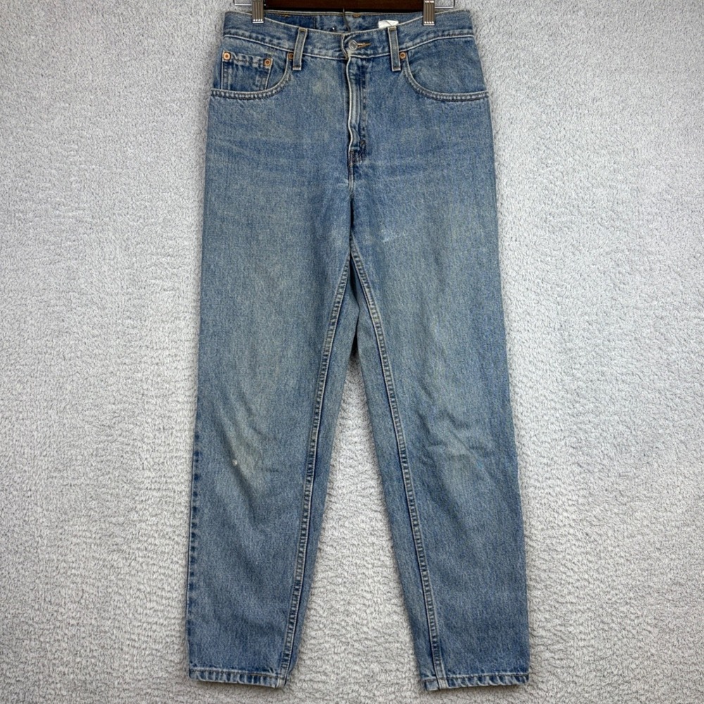 Levis Jeans Women 7 28x29 550 Relaxed Fit Tapered Leg High Rise Vintage 90 Denim